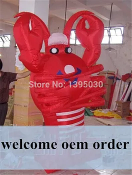 

1PC 3M Inflatable Lobster Food Festival Advertising Inflatable Cartoon Can Custom Design