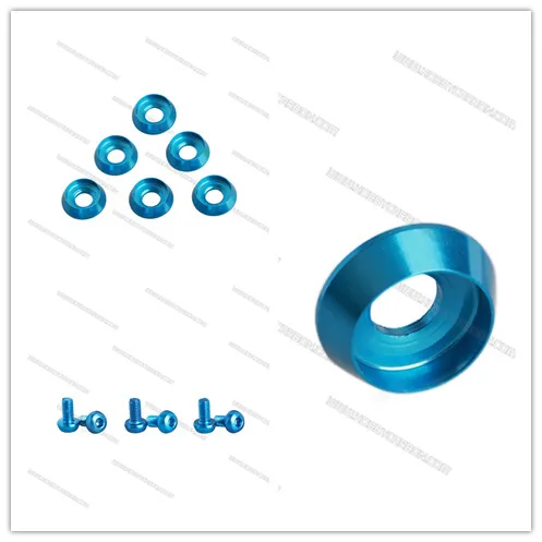 

fastener kit Free shipping 10pcs 7075 M3 6mm aluminum socket head screw and 10pcs M3x8x2.0mm countersunk washer