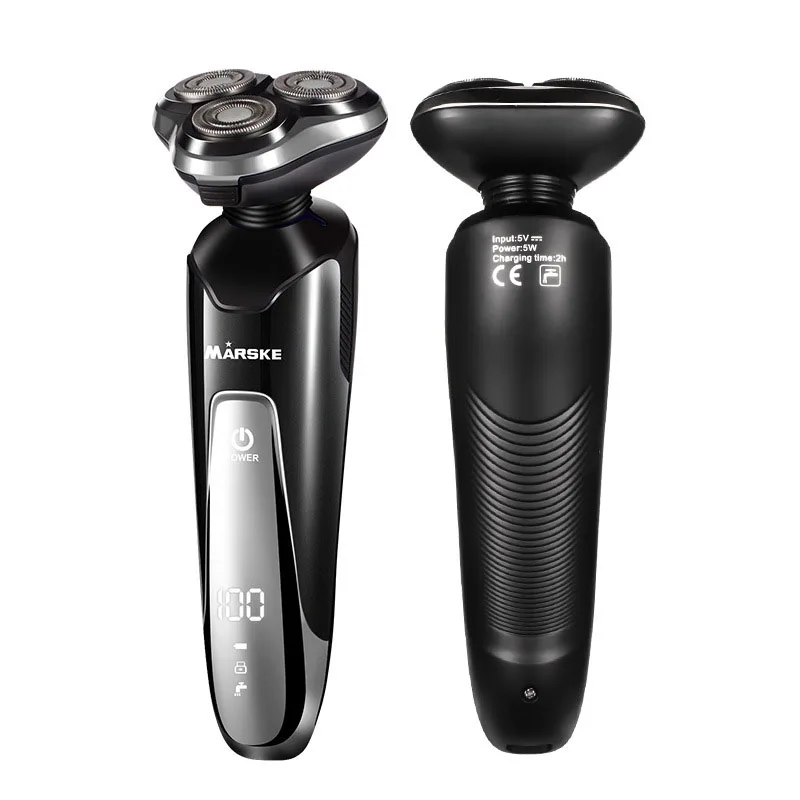 

Electric Shaver Waterpproof 3D Triple Floating Blade Heads Trimmer For Men Face Care Shaving Machine Washable Electric Razor