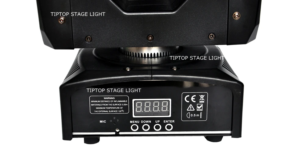 Freeshipping 8 Unit Professionals DJ Equipment 60W Led Mini Moving Head Spot Light 3 Facet Prism LC