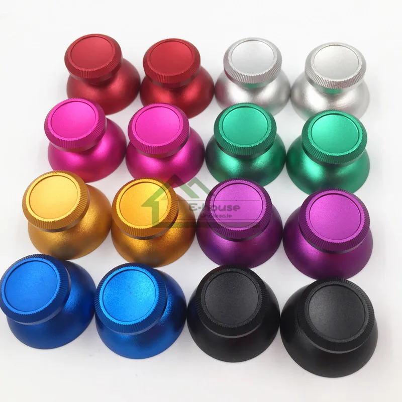 

100 set for Aluminum Metal thumbstick cap joystick cap for Playstation 4 PS4/ XBOXONE Controller Analog Cap Button