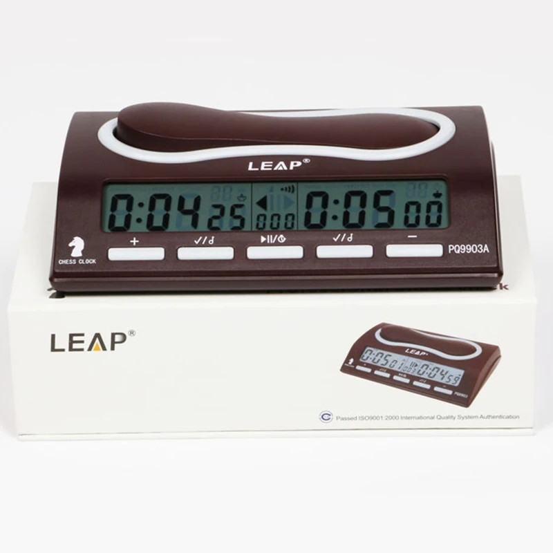 

LEAP Professional Electronic Chess Clock Digital I-go chess games Countdown Timer Sports clocks Competition Bonus chess 9903A