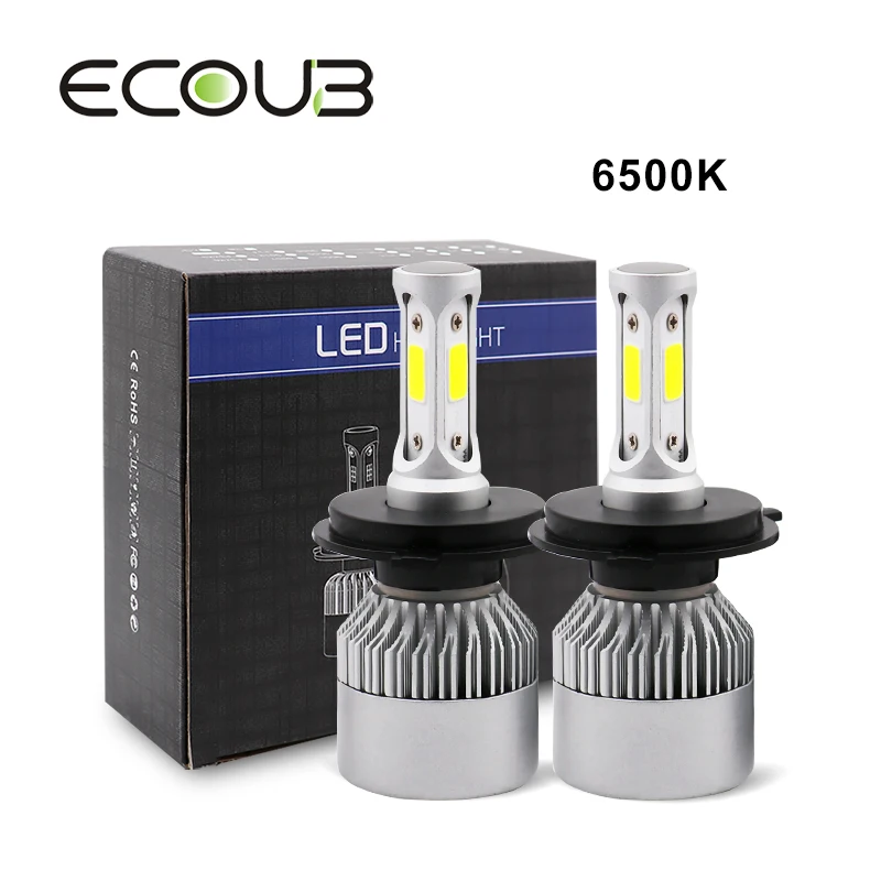 

H4 LED Car Headlight H7 LED Bulbs H1 H3 H11 9004 9005 9006 9007 H13 72W 8000LM 6500K S2 Auto Fog Light For Car 12V High Power