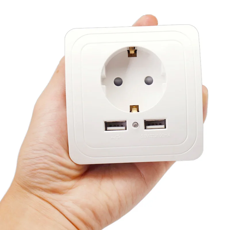 Умная настенная розетка Bcsongben с usb европейская стандартная вилка зарядное