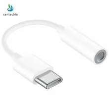 Adaptador de fone de ouvido tipo c para 3.5, adaptador de entrada de áudio conversor fone de ouvido para xiaomi 6 mi6