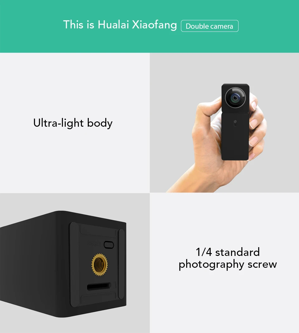 Xiaomi Xiaofang Camera Dual Lens Version Panoramic Smart Network Ip Camera Four Screens In One Window Two-way Audio Support Vr