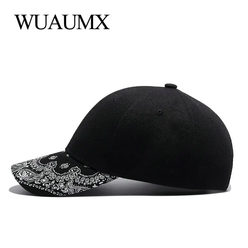 Бейсболки Wuaumx с принтом для мужчин и женщин хлопковая кепка от солнца изогнутыми