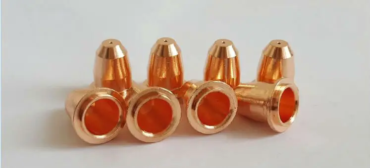 100PCS Trafimet S45 Plasma cutting torch consumables parts PD0116-08 Tip & PR0110 Electrode Internal thread connection 100PCS Trafimet S45 Plasma cutting torch consumables parts PD0116-08 Tip & PR0110 Electrode Internal thread connection