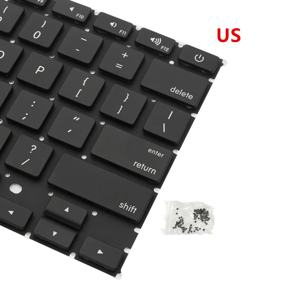 

Reboto Brand New Laptop Keyboard For Macbook Retian Pro 15" A1398 2013 2014 2015 US Version With Screw