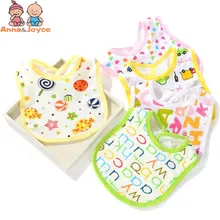 4 шт., хлопковые детские нагрудники, Детская вышитая слюна, полотенца, детская отрыжка, забавный детский мягкий нагрудник