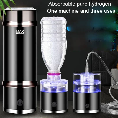  SPE/PEM Rich Hydrogen Cup Water Generator Portable Stainless SteelThermal Water Kettle Alkaline Ion