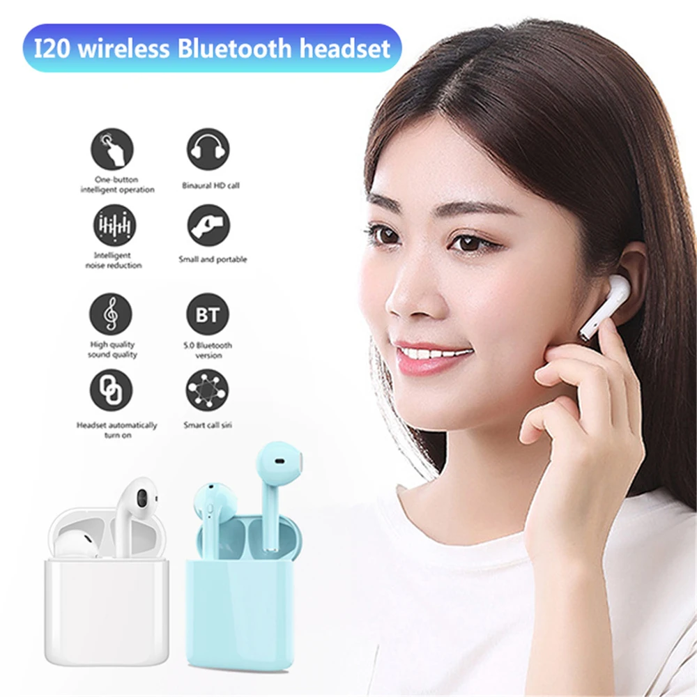 i20 TWS Sport Wireless Bluetooth Headset Earphones Wireless Headphones Bluetooth 5.0  For Phone Similar to i10 i11 i12 tws  (13)