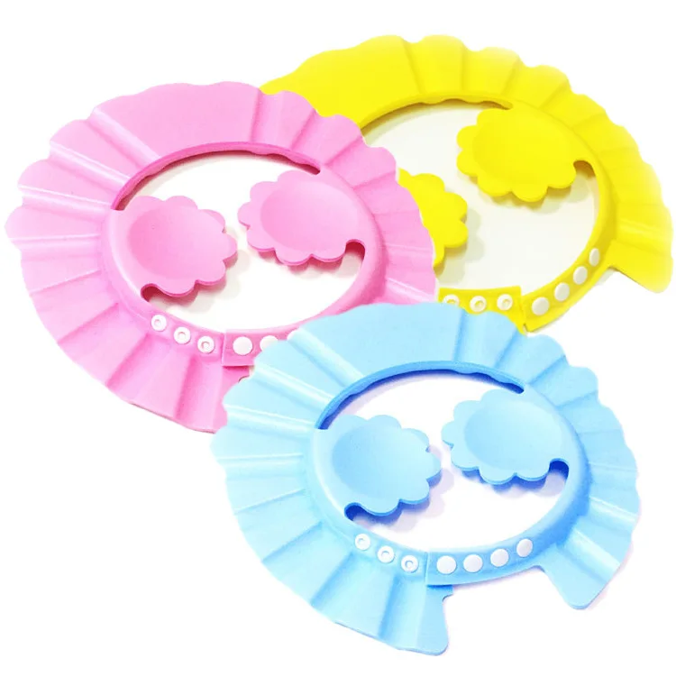 Новые детские шапочки для шампуня регулируемые наушники душа шапочка детского