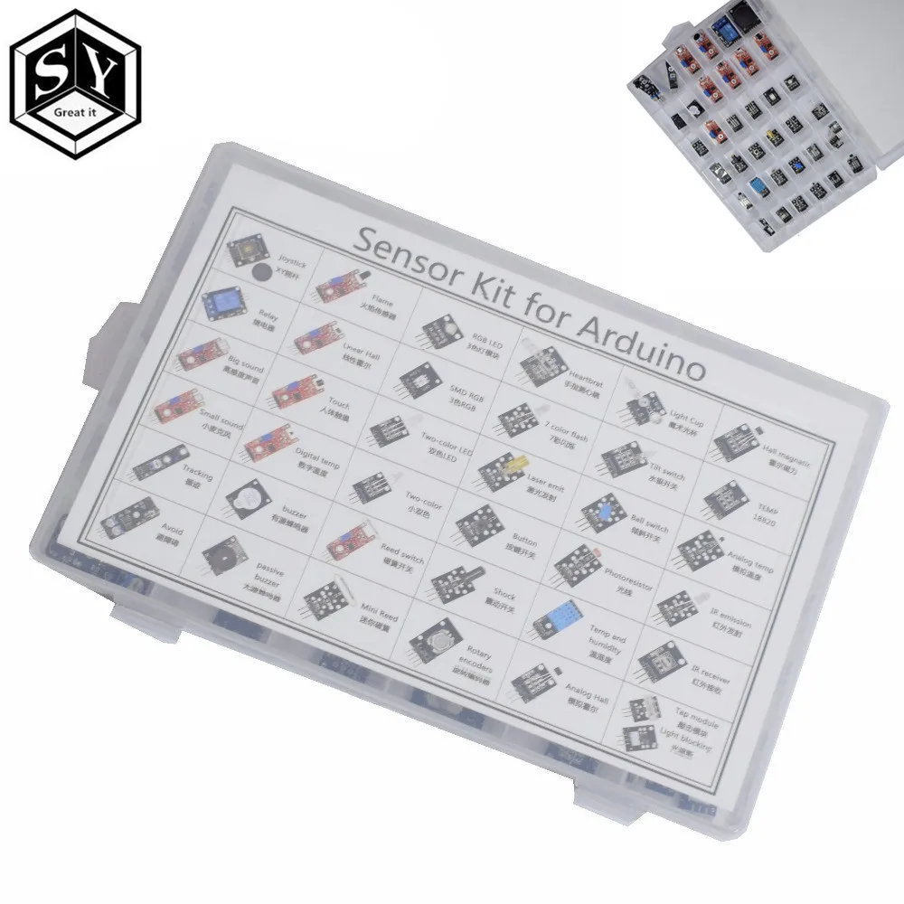 

Great IT 37 in 1 box Sensor Kit For Starters brand in stock good quality low price with box