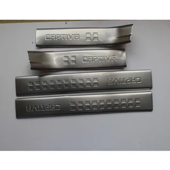 

Car Stick frame lamp Stainless Steel Door Sill Scuff Plate inner pedal threshold Cover part for Chevrolet Captiva 2013-2017