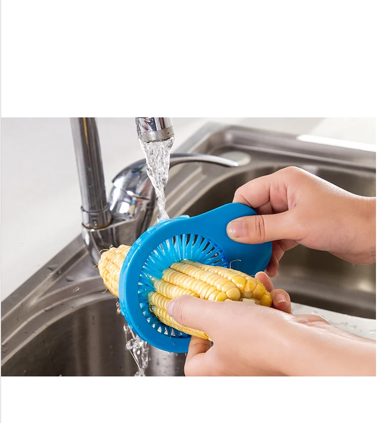 Multi-function portable corn brush stitching to be brushed The kitchen dermal tool.Kitchen tools that don't stick (4)