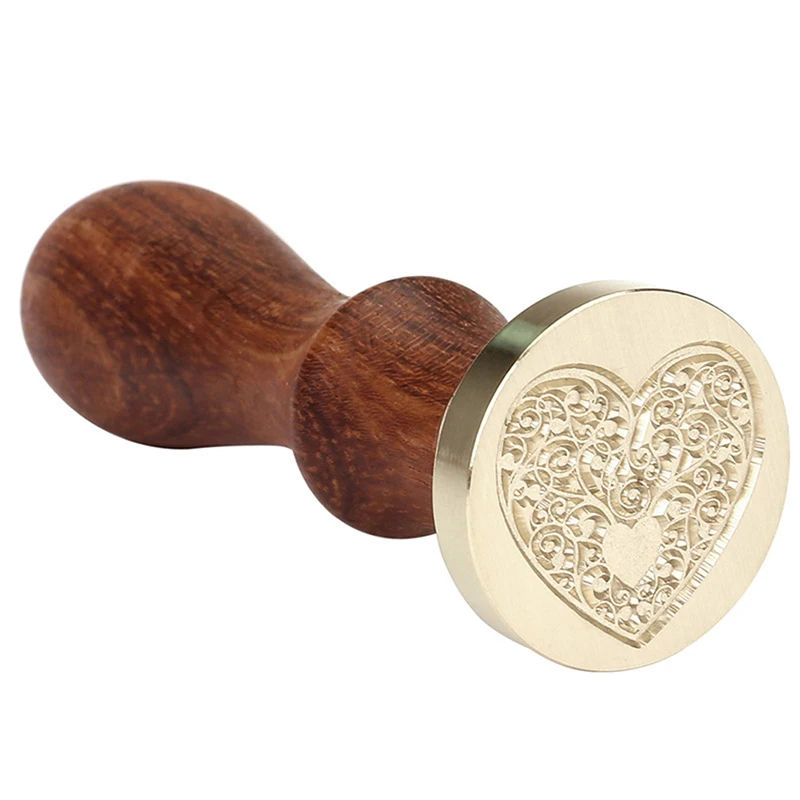  1pc Tree Pattern Wax Seal Stamp Retro Wooden Antique Sealing Wax Scrapbooking Stamps Craft Wedding 