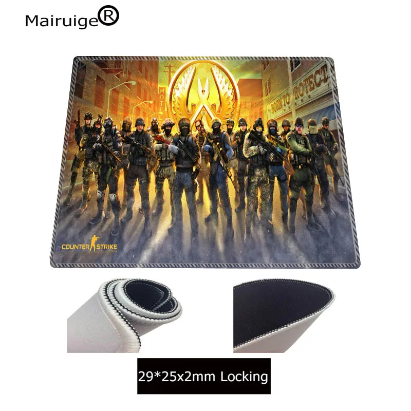 Mairuige 90X40CM Counter Strike Gaming Mouse Pad Locking Edge Large Mouse Mat PC Computer Laptop Mo