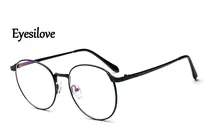 Eyesilove metal Finished myopia glasses Nearsighted Glasses prescription glasses for men women eyewear diopter from -1.0 to -6.0