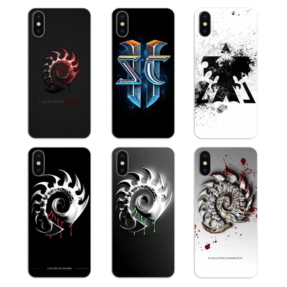 Мягкие прозрачные чехлы с логотипом StarCraft Games Blizzard Art Для Xiaomi Mi A1 A2 5X 6X 8 lite SE Pro Max Mix 2