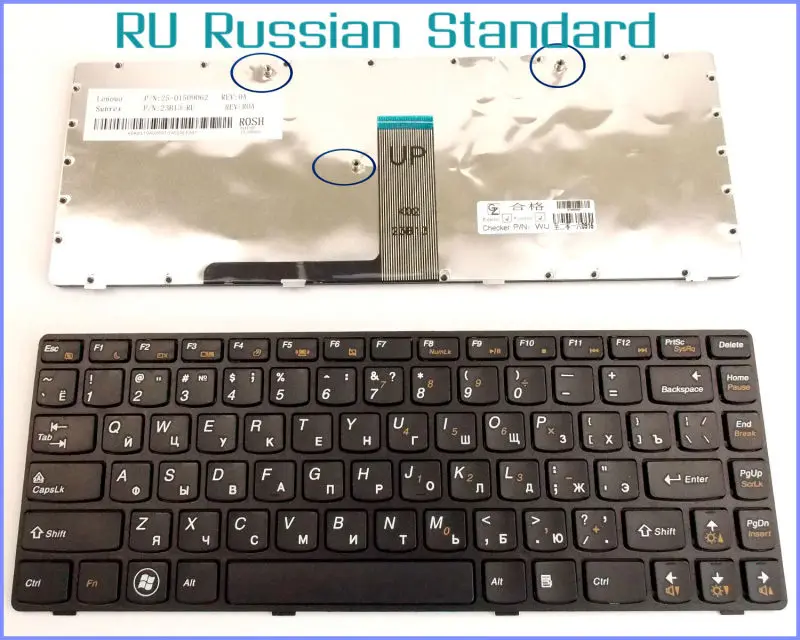 Русская версия клавиатура для IBM lenovo V480C M490 M495 B480A B490A B490 B490G B480 B480G ноутбук