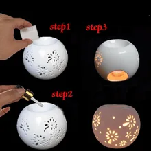 Керамические масляные горелки свечи для ароматерапии печи Арома плита домашний декор очиститель воздуха 24 шт. эфирное масло 10 шт. свечной обогреватель на выбор