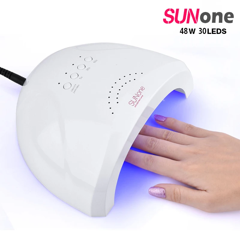 Лампы для ногтей УФ-сушка для ногтей лампа UVLED 48 Вт SUNONE Маникюр УФ лампа для маникюра гель лак сушка для ногтей гель лак отверждения