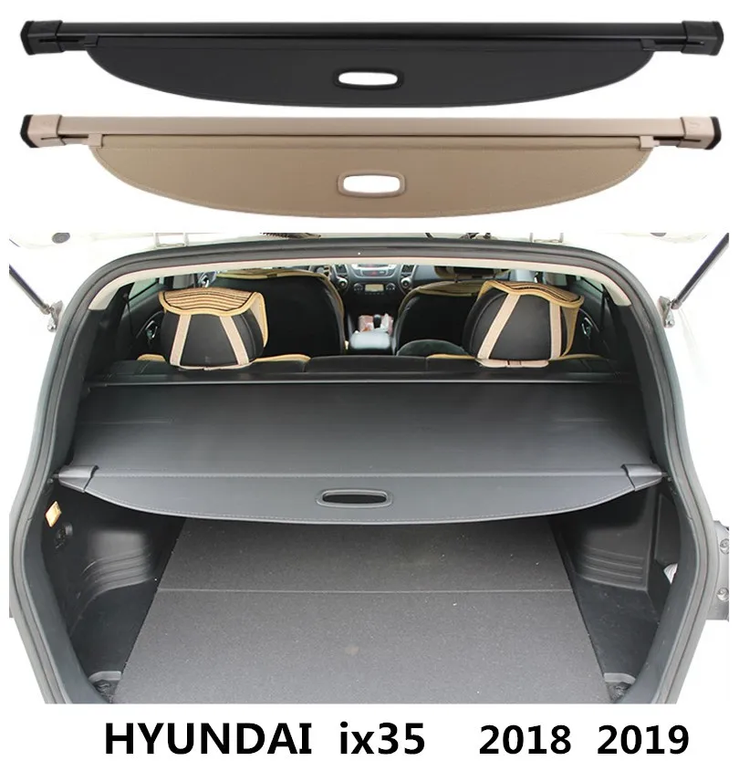 Для HYUNDAI ix35 2018 2019 Задняя Крышка багажника защитный экран тени высокое качество