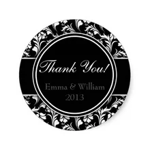 3,8 см наклейки на заказ Спасибо наклейки имя, дата