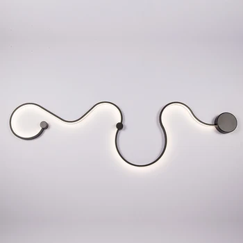 

Free Shipping Modern Led Wall Lamp Aluminium Painting Aisle Corridor Hotel Wall Sconces Hospitality Designer Lighting luminaria