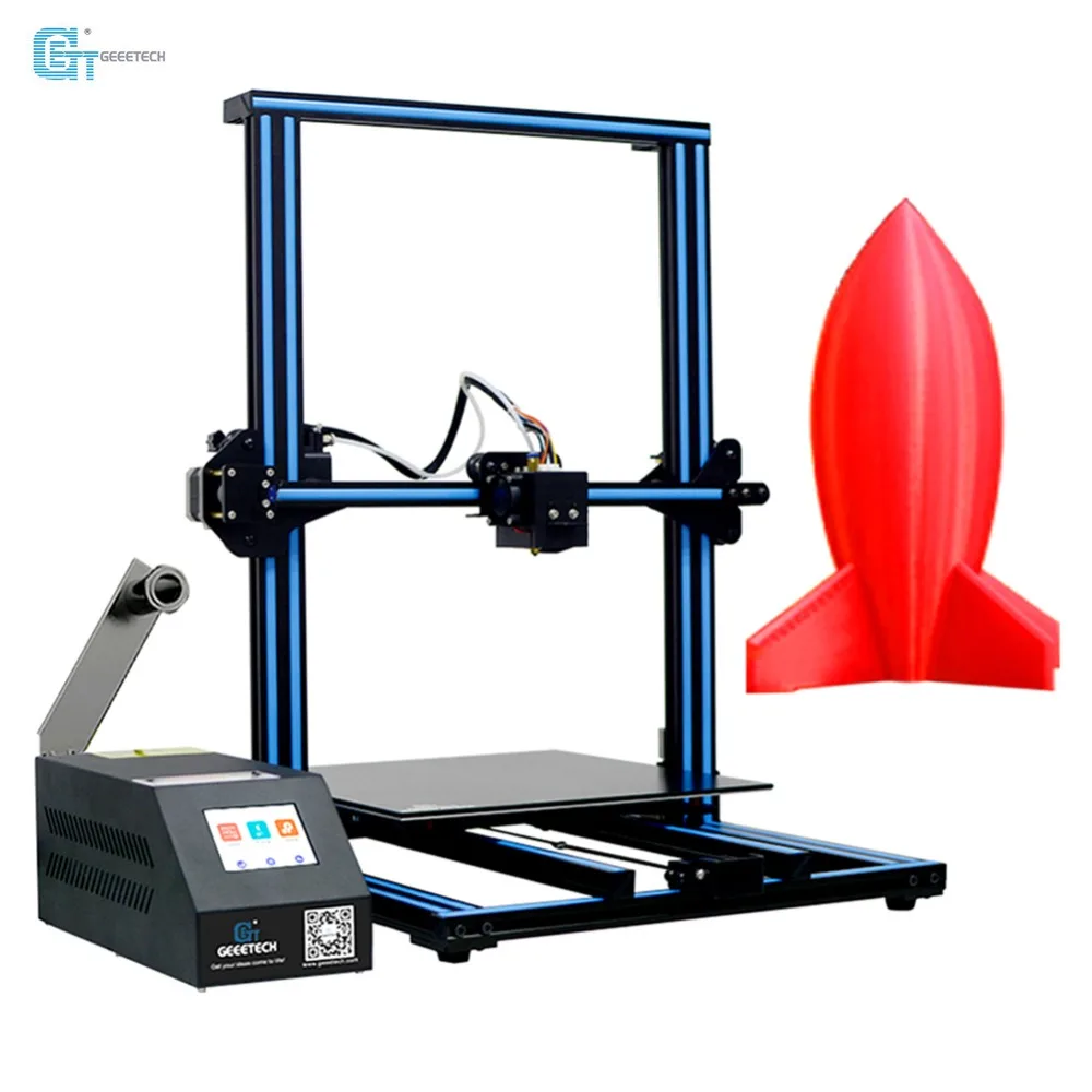 

GEEETECH Open Source DIY A30 3D Printer With Large Printer Area Colorful Touch Screen Break-resuming 3D Printer Hot