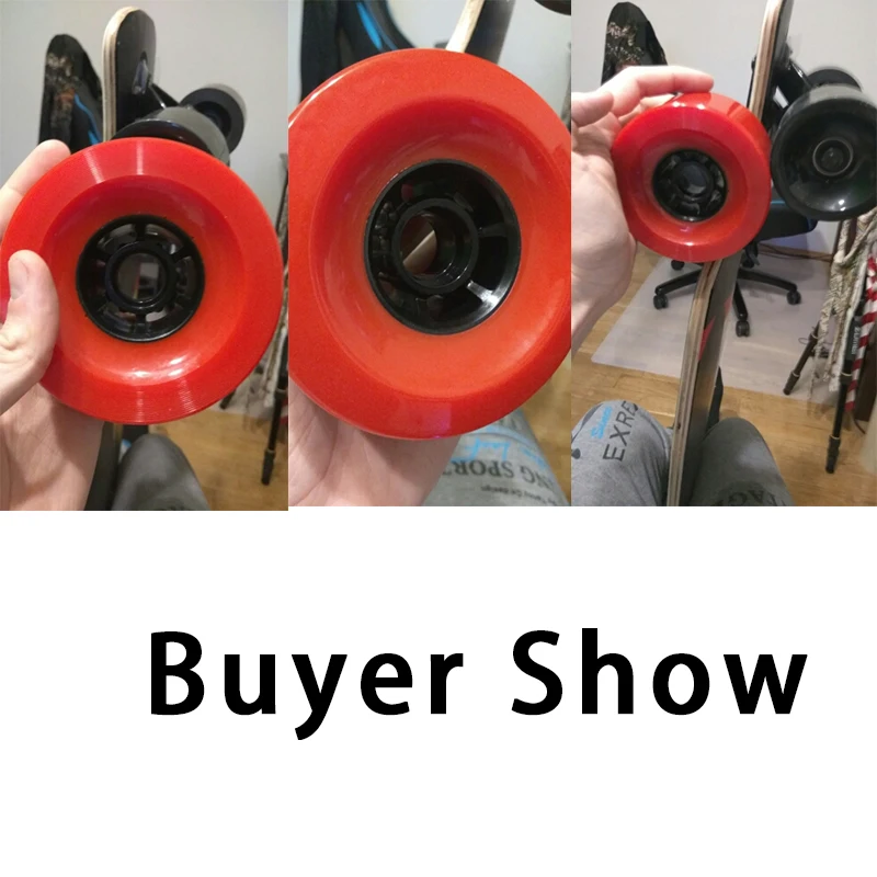 DIY 80mm 87mm 83mm 90mm 97mm 105mm Skateboard Wheel For SHR78A Red Color PU Wheels Soft Resistant Longboard Wheels skateboard accessories skateboard wheel