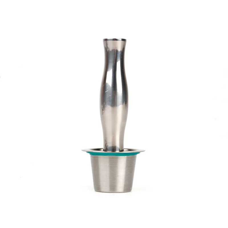 

Stainless Steel Coffee Filter Nescafe Accessories Nespresso Refill Reusable Capsule With Coffee Tamper Hammer Coffee Filter Film