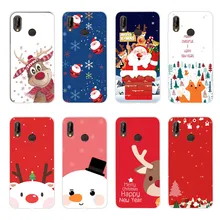 Для huawei P20 Lite крышка, силиконовый чехол для телефона чехол для huawei P Smart mate 20 P30 Lite Pro P10 P9 Lite чехол Рождество
