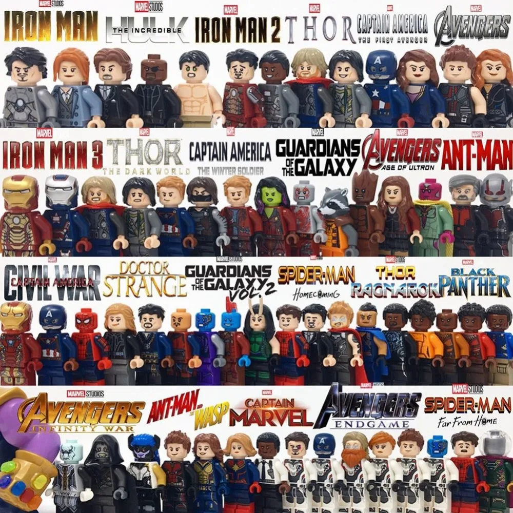 

Wholesale legoed marvel super heroes sets avengers infinity war building blocks thor Iron Man thanos hulk model toys for kids