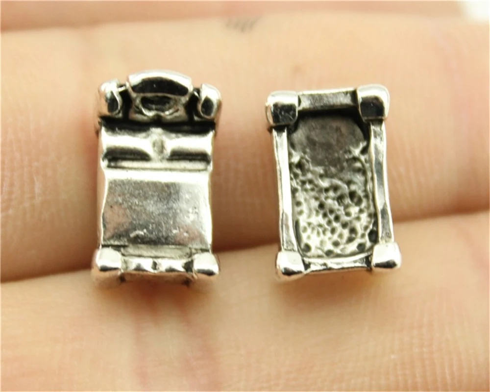 20pcs 13*8mm Antique Silver Color 3D Bed Charms, Handmade Jewelry Accessories, DIY Craft 20pcs 13*8mm Antique Silver Color 3D Bed Charms, Handmade Jewelry Accessories, DIY Craft