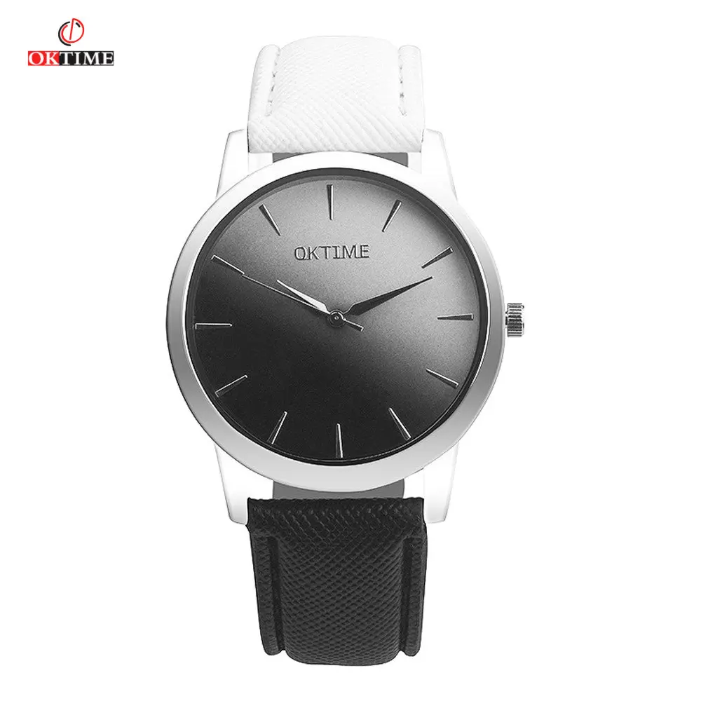 

OKTIME New Rainbow Design Women Watch Female Leather Fashion WristWatch Ladies Clocks Relojes Mujer Watch relogio feminino