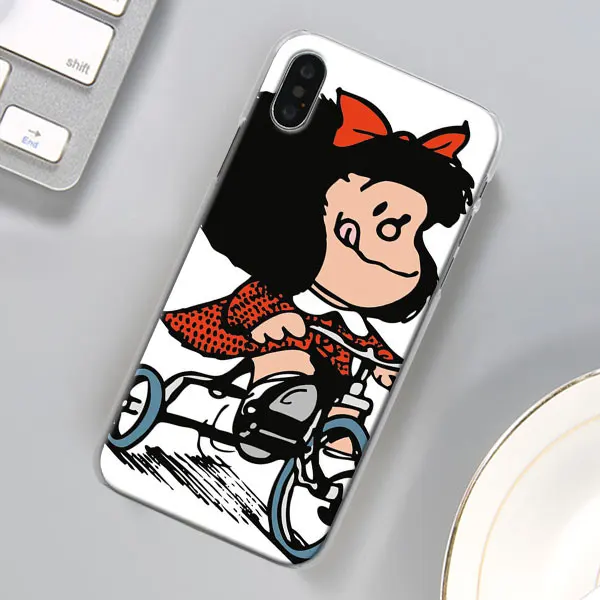 Mafalda чехол для телефона для Apple iPhone X XR 7 8 Plus 6 6s Plus XS MAX 11 Pro Max SE чехол для телефона Coque - Цвет: 15