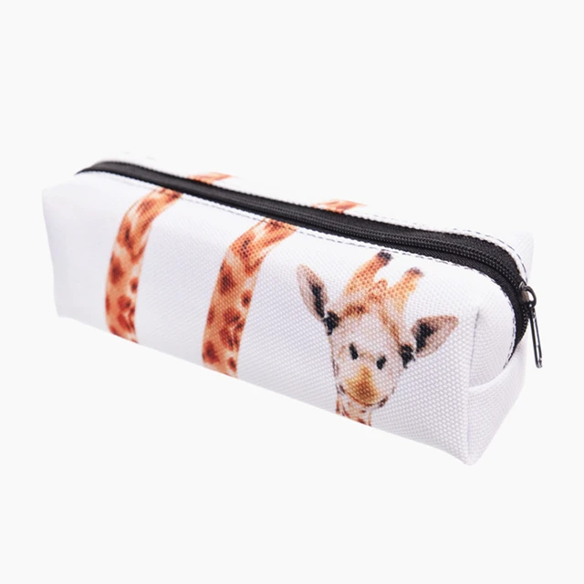Aliexpress Giraffe 3d Printing School Cosmetic Bag Women Giraffe 3d Printing School Cosmetic Bag Women Makeup Organizer 2018 New Pouch Necessaire Trousse De