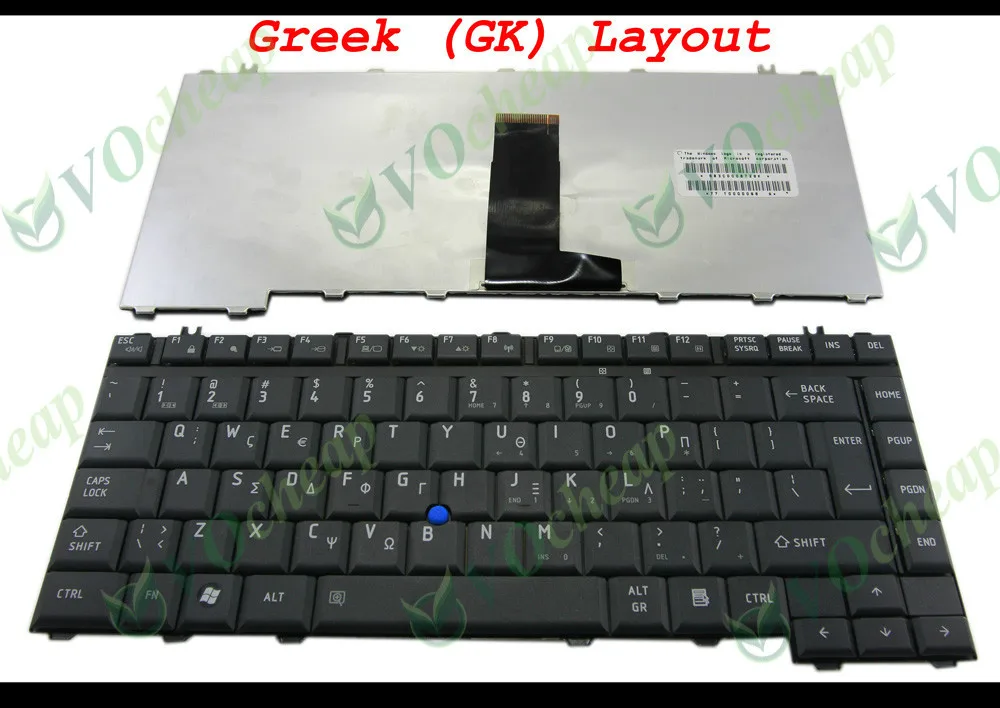 Новая клавиатура для ноутбука Toshiba Tecra A9 M9 Satellite Pro S200 с точечной наклейкой черная