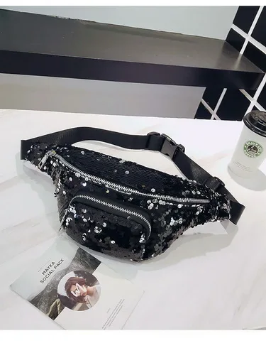 Fanny Oder Schwarzes funktion Umhängetaschen Taille Pailletten blau Hüfttasche Multi Tasche gold Dhl Durch Frauen Ems Stücke Telefon 2018 100 Geld Handlich Reise 5ZTqH