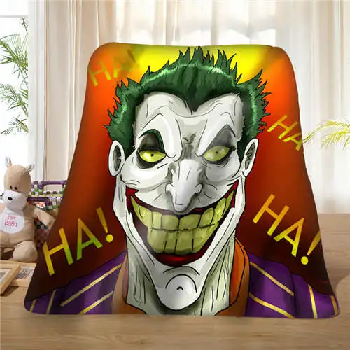 Custom Harley-Quinn-DC-Comic (1) Blanket Soft Fleece DIY Your Picture Decoration Bedroom Sofa Multi