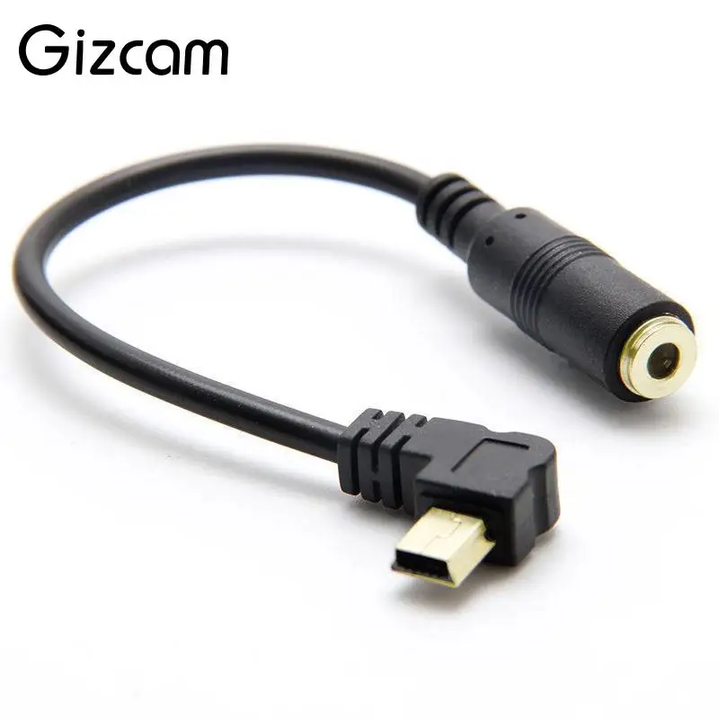 Gizcam 1 5 м 3 мм USB внешний зажим на зажиме микрофон адаптер кабель провод для Gopro Hero + 4