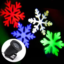 AUCD Водонепроницаемый мини Открытый RGBW Снежинка Светодиодный прожектор сад двора праздник газон пейзаж проектор для художественного освещения свет GO-светодиодный 02