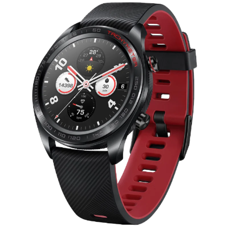 Huawei honor watch magic smartwatch 1,2 дюймов AMOLED сенсорный экран heartrate мониторинг BT4.2 BLE gps 5ATM водонепроницаемый - Цвет: Sport black