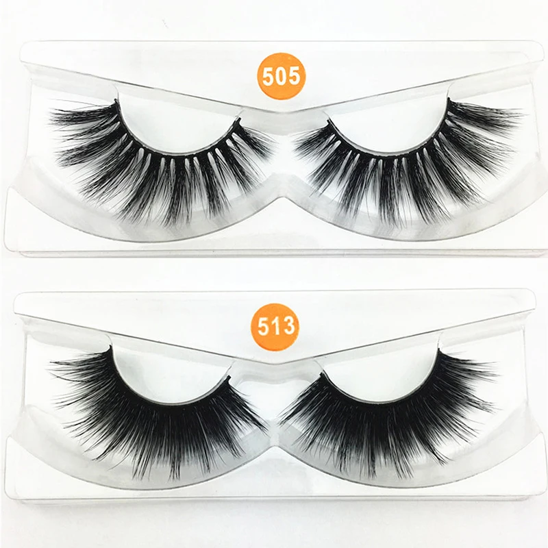 

Manooby 3D Mink Lashes Thick Eyelashes Handmade Long Eyelashes Extension Eyelash Mink Eyelashes Full Strip Lashes 17 Styles
