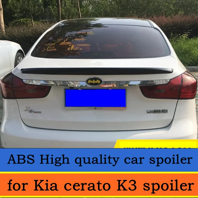 Спойлер для Kia cerato K3 2013-2015 спойлер высокого качества ABS Материал заднее крыло