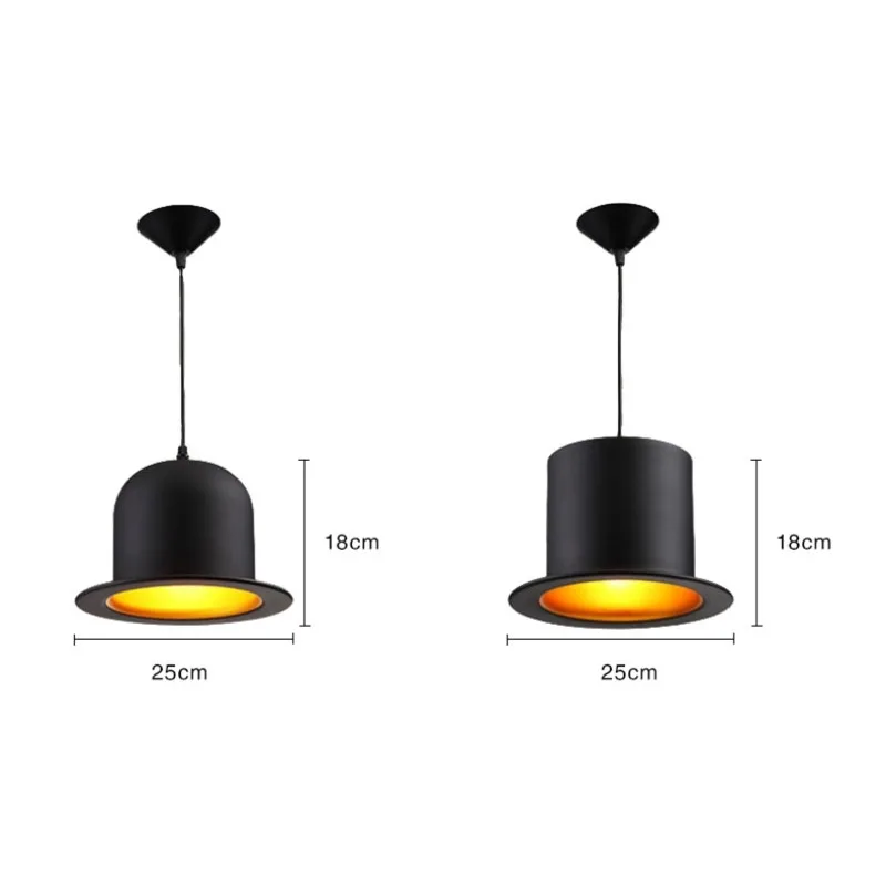 Светильник Подвесной BDBQBL Алюминиевый 90 260 В переменного тока|hat pendant light|pendant