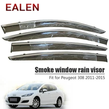 Ealen для peugeot 308 2011 2012 2013 Стайлинг Vent Защита от солнца дефлекторы охранные предметы 4 шт./1 Набор дыма козырек на ветровом стекле