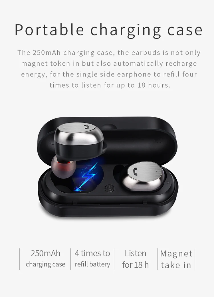 Беспроводной наушники Bluetooth водонепроницаемые наушники-вкладыши стерео гарнитура для Xiaomi huawei смартфонов видео игры M9